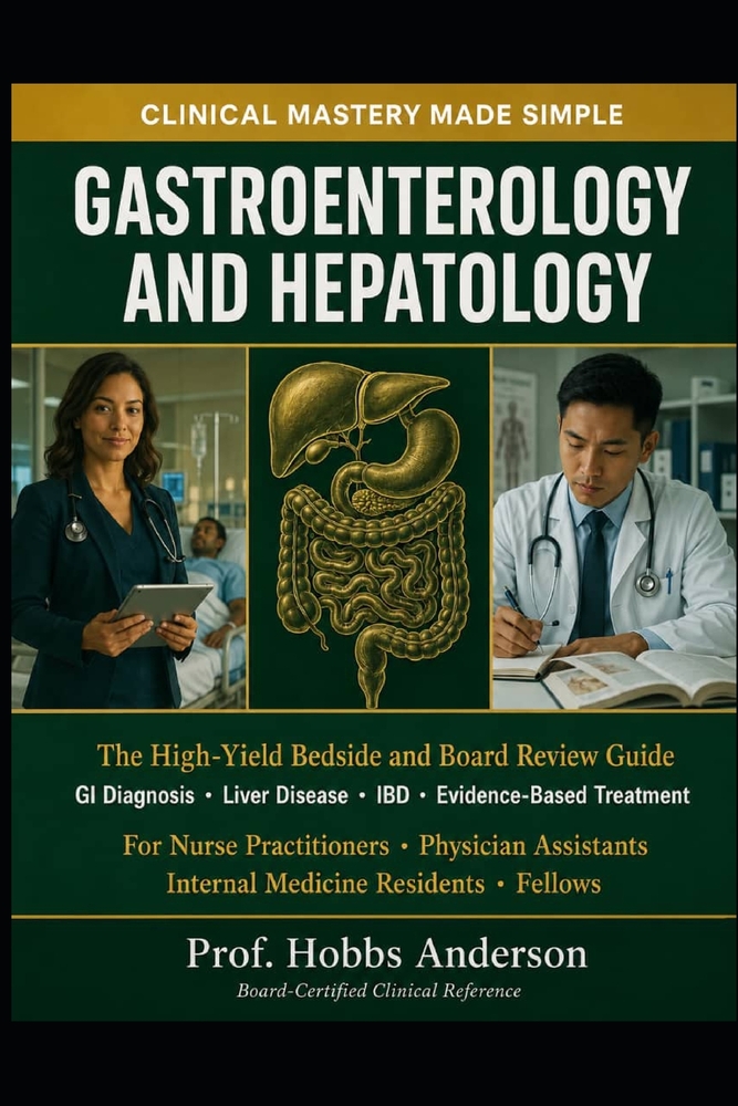 Gastroenterology and Hepatology: CLINICAL MASTERY MADE SIMPLE: The High-Yield Bedside and Board Review Guide for Nurse Practitioners, Physician Assist cover
