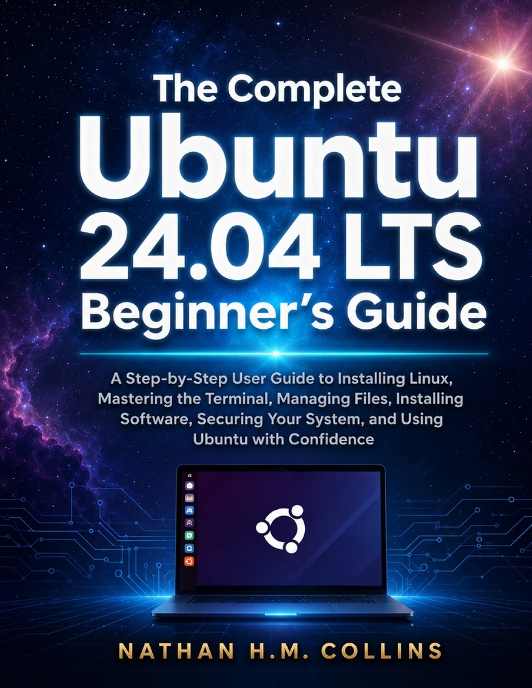 The Complete Ubuntu 24.04 LTS Beginner's Guide: A Step-by-Step User Guide to Installing Linux, Mastering the Terminal, Managing Files, Installing Soft cover