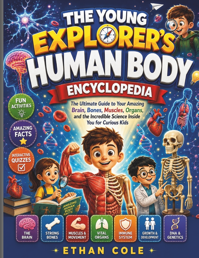 The Young Explorer's Human Body Encyclopedia: The Ultimate Guide to Your Amazing Brain, Bones, Muscles, Organs, and the Incredible Science Inside You cover