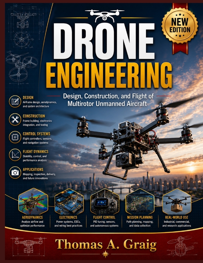 Drone Engineering: Design, Construction, and Flight of Multirotor Unmanned Aircraft cover