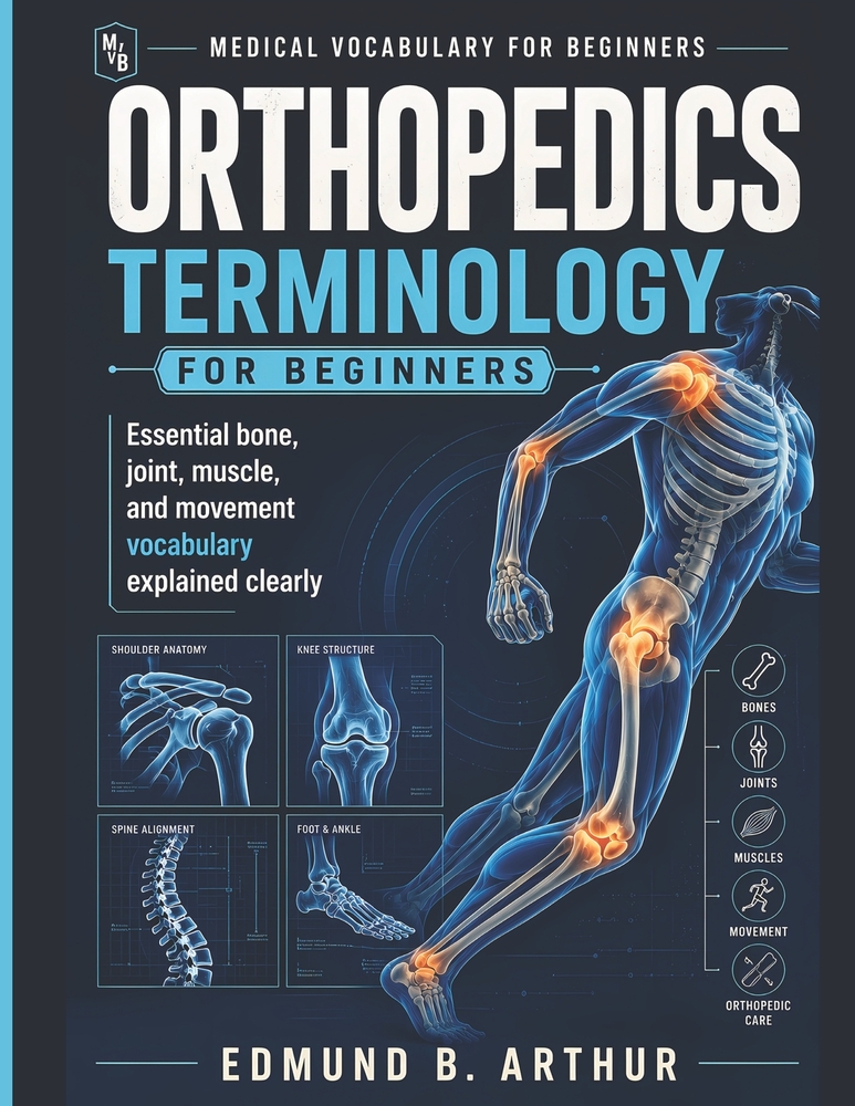 Orthopedics Terminology for Beginners: Essential bone, joint, muscle, and movement vocabulary explained clearly cover