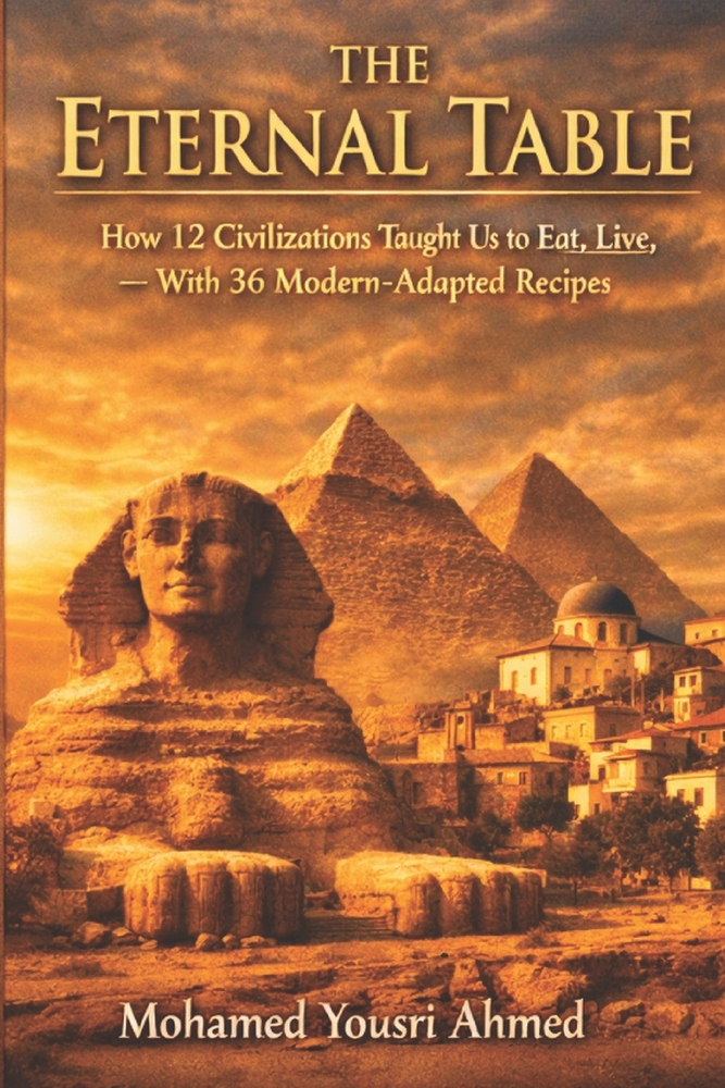 The Eternal Table: "How 12 Civilizations Taught Us to Eat, Live, and Heal - With 36 Modern-Adapted Recipes" cover