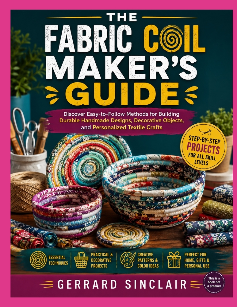 The Fabric Coil Maker's Guide: Discover Easy-to-Follow Methods for Building Durable Handmade Designs, Decorative Objects, and Personalized Textile Cra cover
