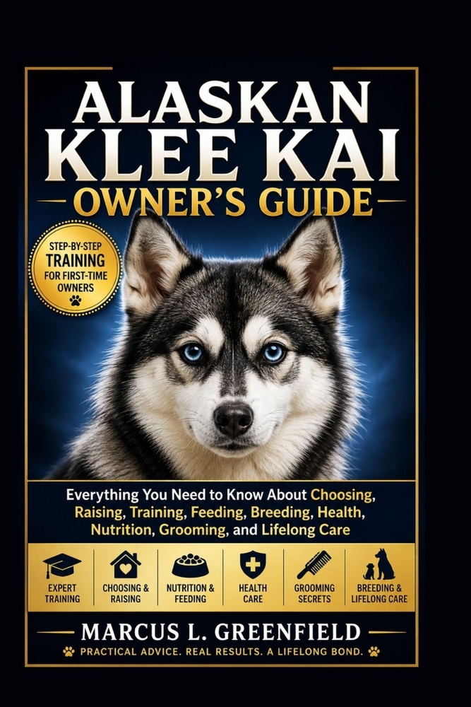 Alaskan Klee Kai Owner's Guide: Everything You Need to Know About Choosing, Raising, Training, Feeding, Breeding, Health, Nutrition, Grooming, and Lif cover