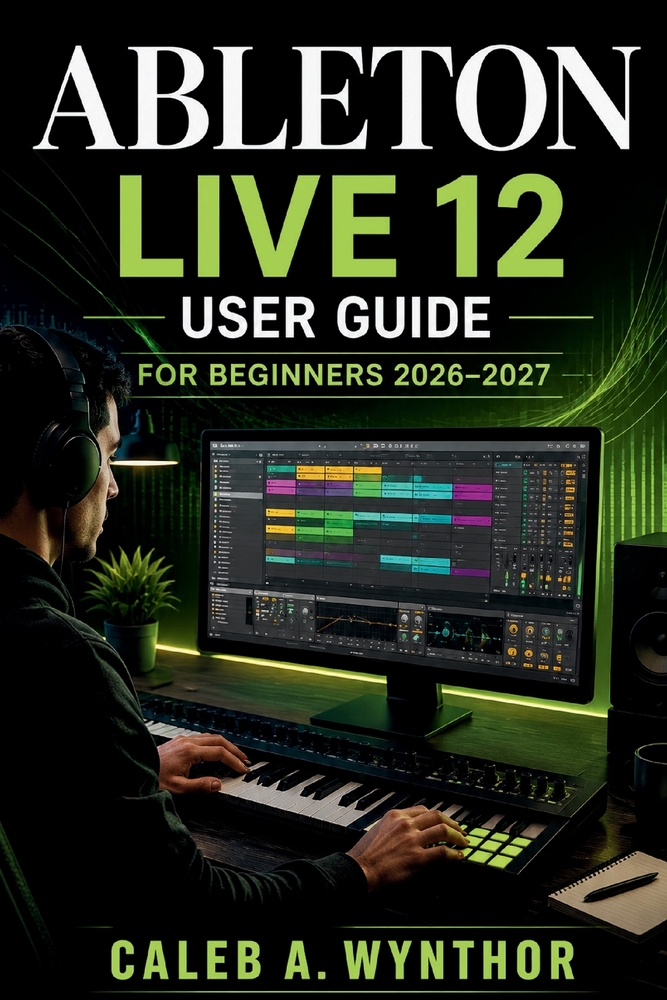 Ableton Live 12 User Guide for Beginners 2026-2027: Creating Music, Recording Audio, Building Arrangements, Mixing Tracks, and Developing Creative Pro cover