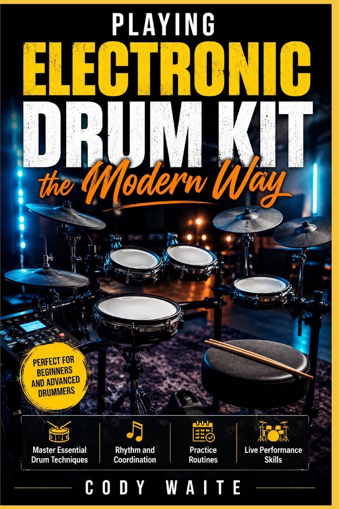 Playing Electronic Drum Kit the Modern Way: Master Essential Drum Techniques, Rhythm, Coordination, Practice Routines, and Live Performance Skills cover
