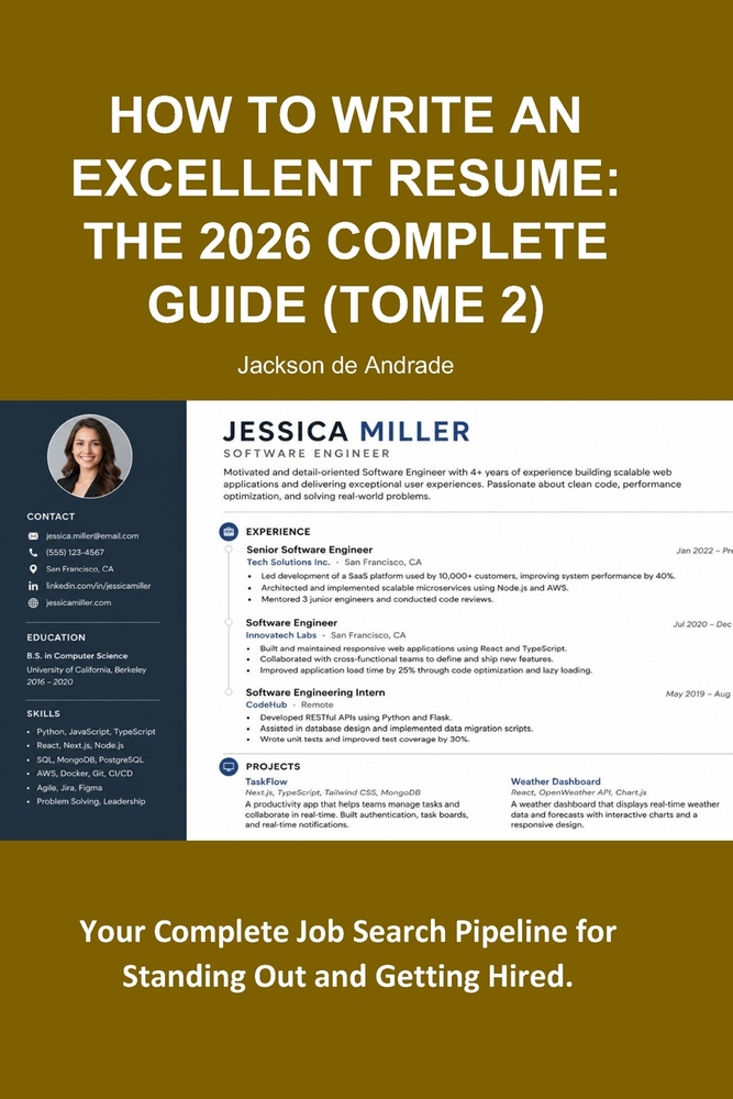How to Write an Excellent Resume: The 2026 Complete Guide (Tome 1) cover