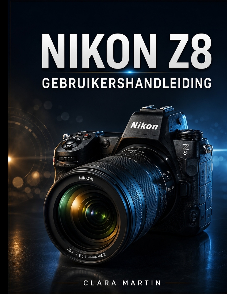 Nikon Z8 Gebruikershandleiding: Een uitgebreide stapsgewijze handleiding voor het beheersen van fotografie, 8K-videografie, autofocus en geavanceerde cover