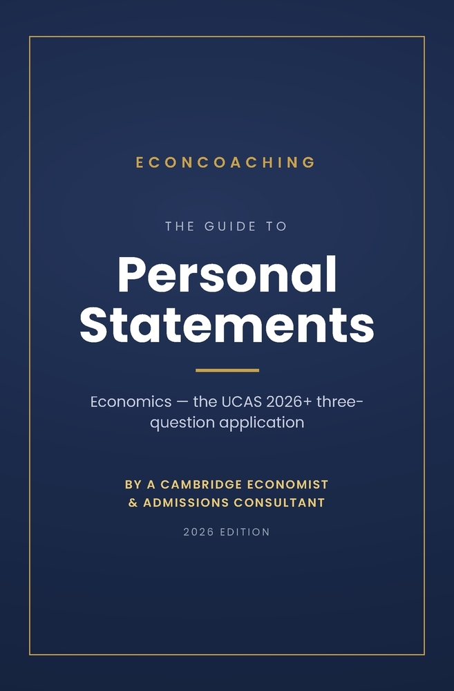 How to Write an Economics Personal Statement: Writing the UCAS 2026+ Three-Question Application cover