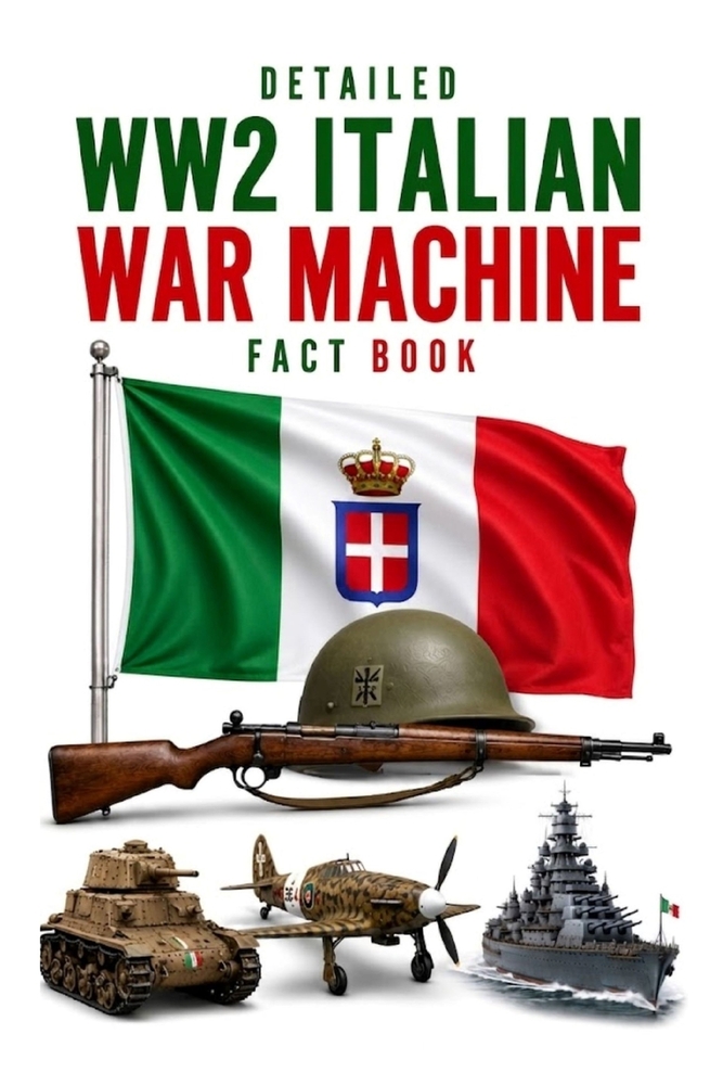 Detailed WW2 Italian War Machine Fact Book cover
