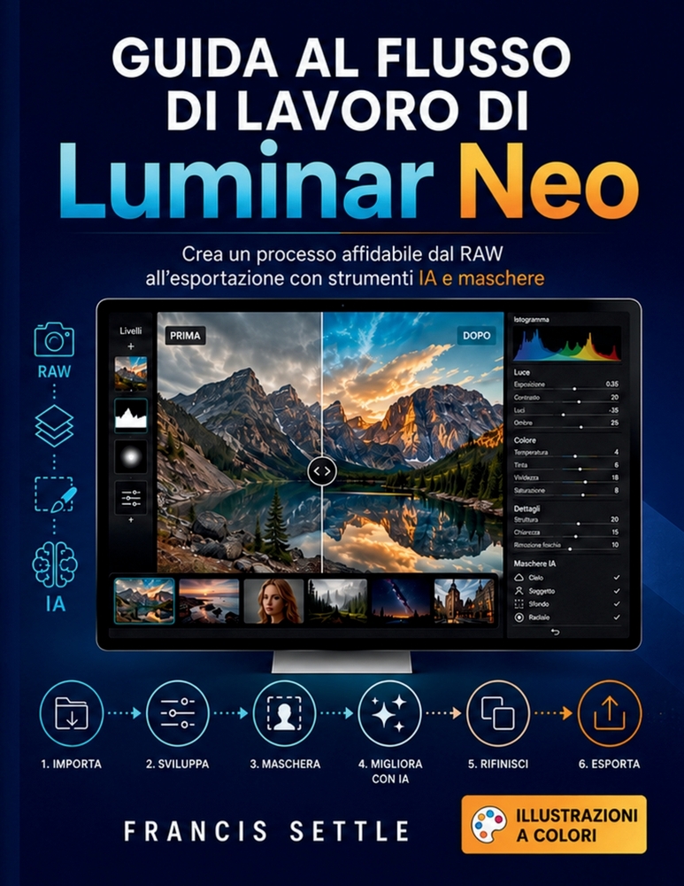 Guida Al Flusso Di Lavoro Di Luminar Neo: Crea un processo affidabile dal RAW all'esportazione con strumenti IA e maschere cover