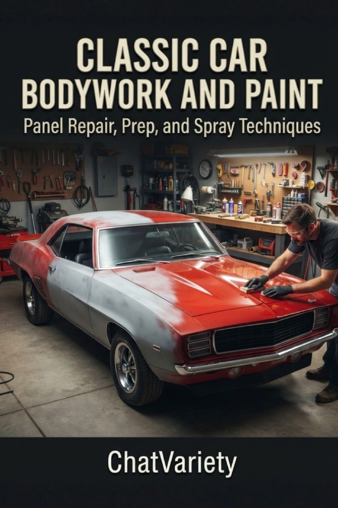 Classic Car Bodywork and Paint: Panel Repair, Prep, and Spray Techniques cover