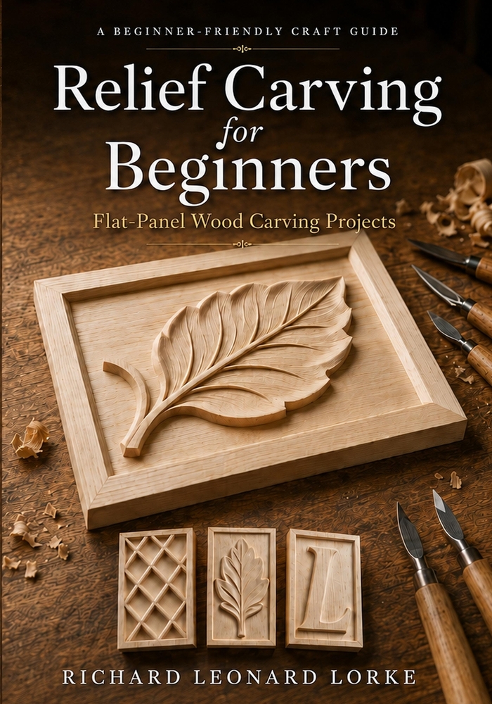 Relief Carving for Beginners: Flat-Panel Wood Carving Projects cover