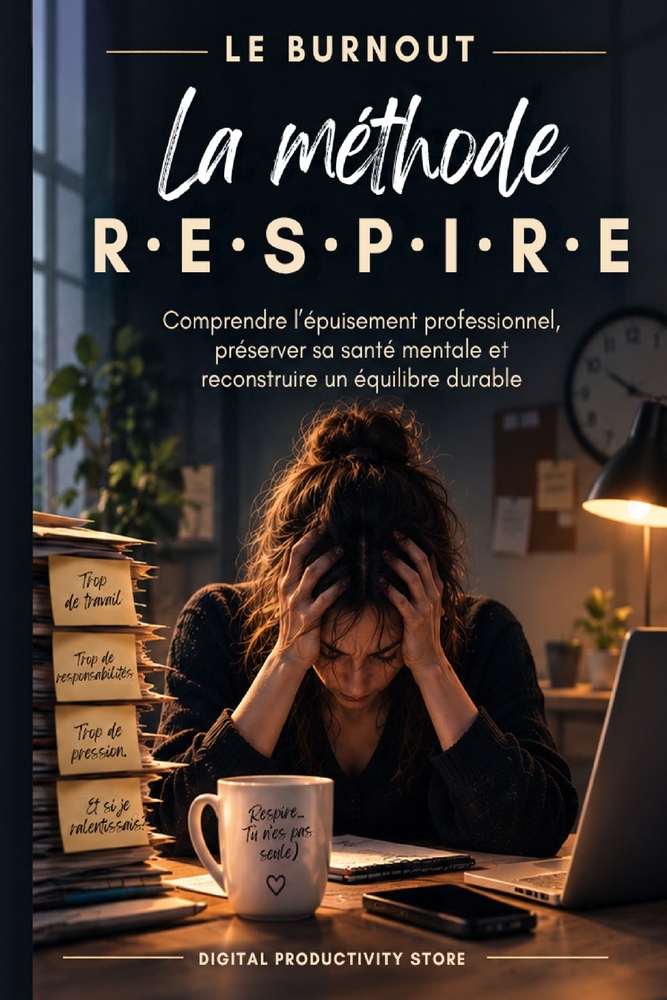 Le Burnout: Comprendre l'épuisement professionnel, préserver sa santé mentale et reconstruire un équilibre durable cover