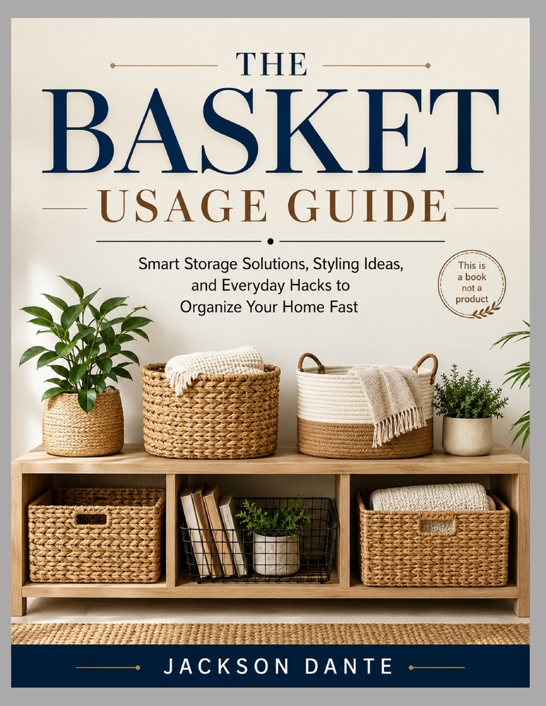 The Basket Usage Guide: Smart Storage Solutions, Styling Ideas, and Everyday Hacks to Organize Your Home Fast cover