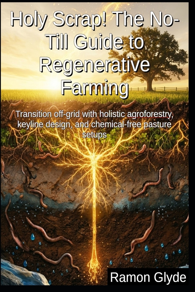 Holy Scrap! The No-Till Guide to Regenerative Farming: Transition off-grid with holistic agroforestry, keyline design, and chemical-free pasture setup cover
