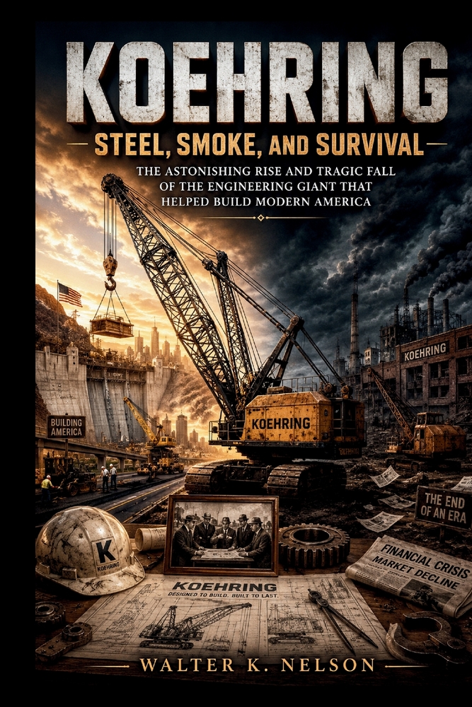 KOEHRING Steel, Smoke, and Survival: The Astonishing Rise and Tragic Fall of the Engineering Giant That Helped Build Modern America cover