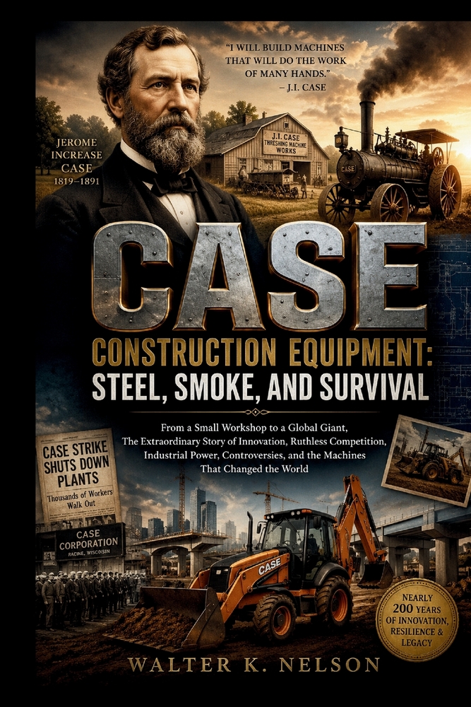 CASE CONSTRUCTION EQUIPMENT Steel, Smoke, and Survival cover