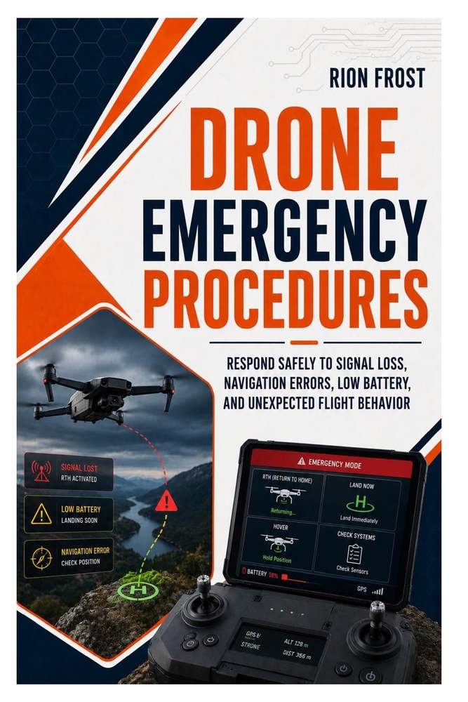 Drone Emergency Procedures: Respond Safely to Signal Loss, Navigation Errors, Low Battery, and Unexpected Flight Behavior cover