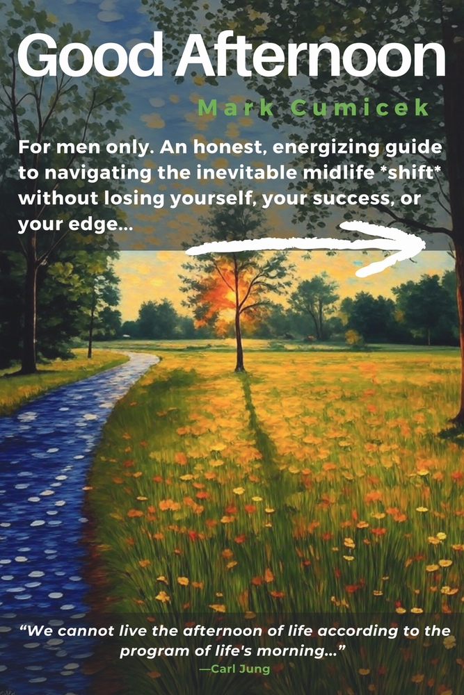 Good Afternoon: For men only. An honest, energizing guide to navigating the inevitable midlife shift without losing yourself, your success, or your ed cover