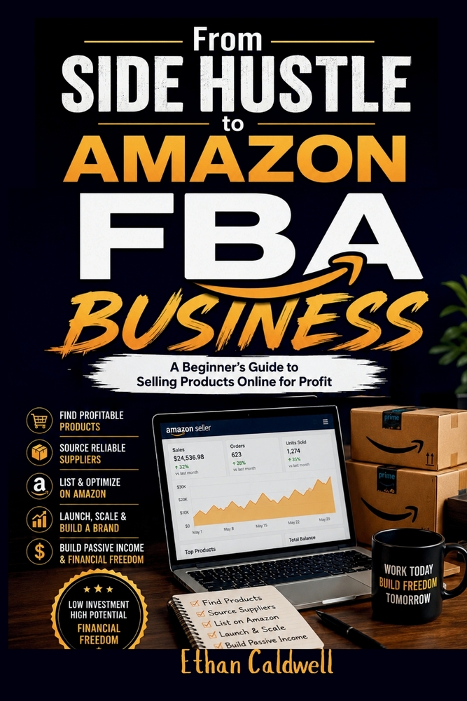 From Side Hustle to Amazon FBA Business: A Beginner's Guide to Selling Products Online for Profit cover