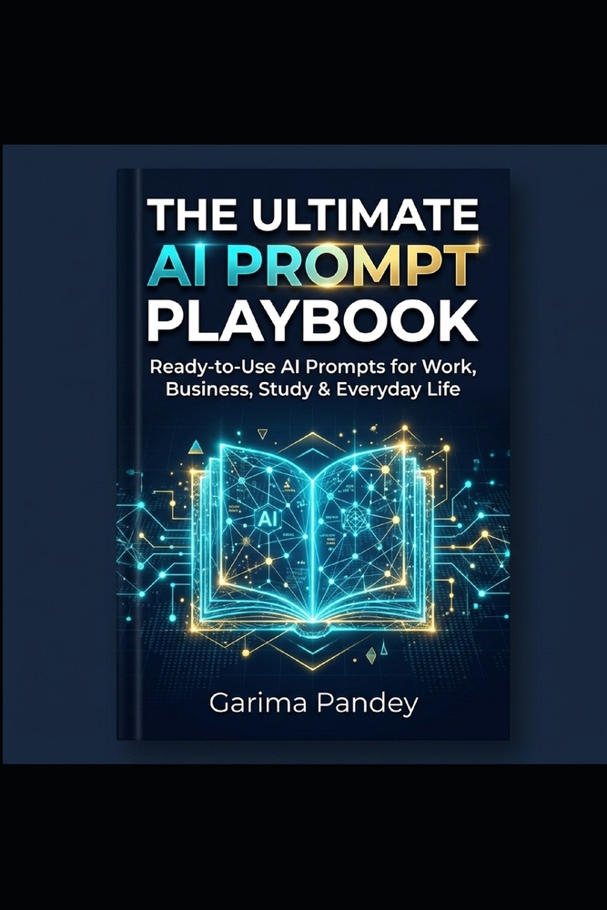 The Ultimate AI Prompt Playbook: Ready-to-Use AI Prompts for Work, Business, Study & Everyday Life cover