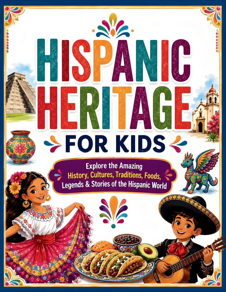 Hispanic Heritage for Kids: Explore the Amazing History, Cultures, Traditions, Foods, Legends & Stories of the Hispanic World cover
