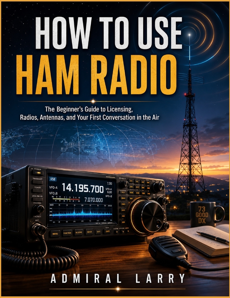 How To Use Ham Radio: The Beginner's Guide to Licensing, Radios, Antennas, And Your First Conversation in The Air cover