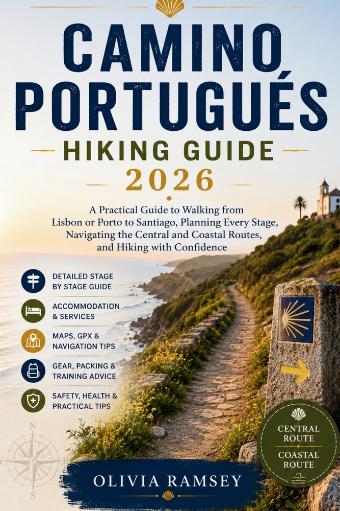 Camino Portugués Hiking Guide 2026: A Practical Guide to Walking from Lisbon or Porto to Santiago, Planning Every Stage, Navigating the Central and Co cover