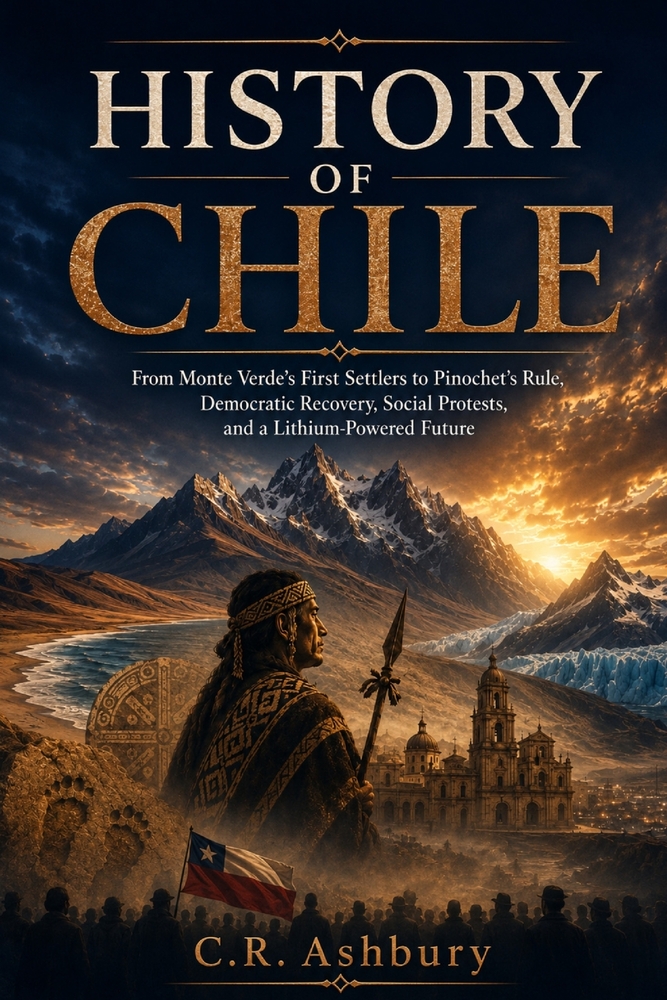 History of Chile: From Monte Verde's first settlers to Pinochet's Rule, Democratic Recovery, Social Protests, and a Lithium-Powered Future cover