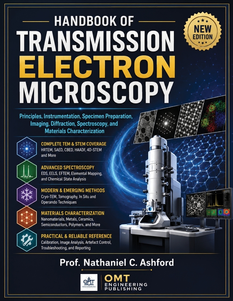 Handbook of Transmission Electron Microscopy: Principles, Instrumentation, Specimen Preparation, Imaging, Diffraction, Spectroscopy, and Materials Cha cover