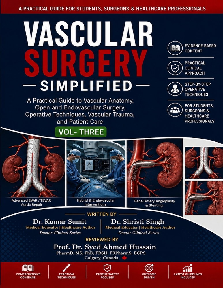 Vascular Surgery Simplified: Volume - Three: A Practical Guide to Vascular Anatomy, Open and Endovascular Surgery, Operative Techniques, Vascular Trau cover