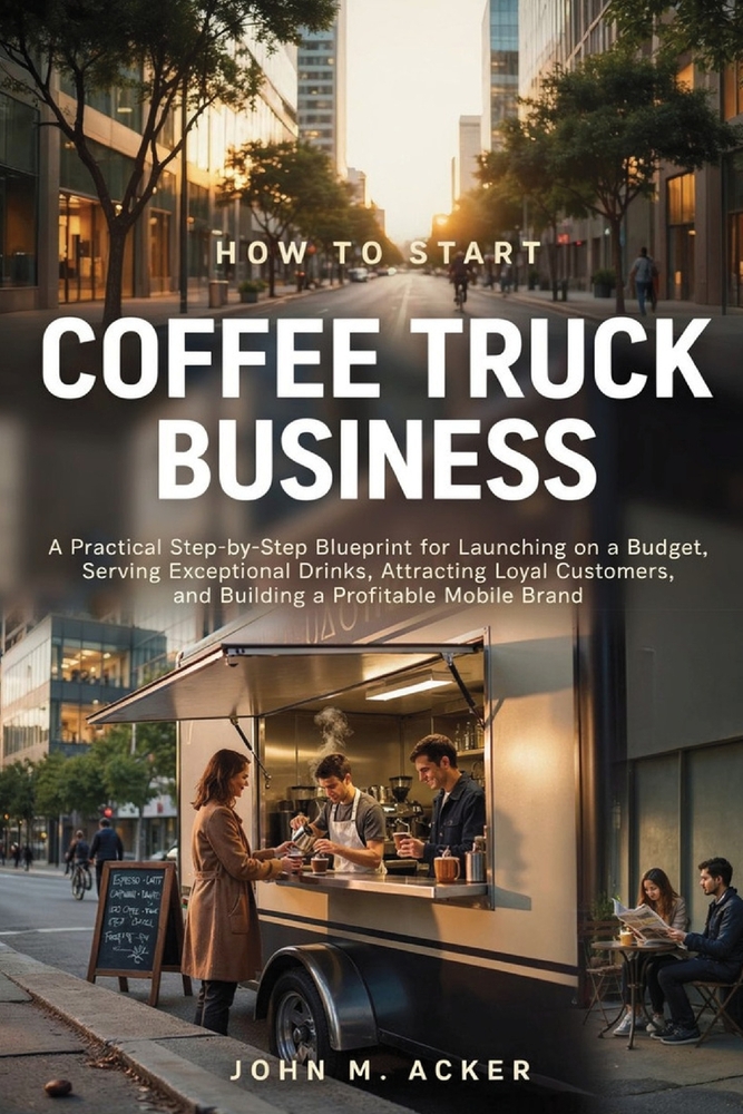 How to Start a Coffee Truck Business: A Practical Step by Step Blueprint for Launching on a Budget, Serving Exceptional Drinks, Attracting Loyal Custo cover