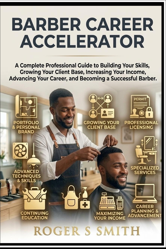 Barber Career Accelerator: A Complete Professional Guide to Building Your Skills, Growing Your Client Base, Increasing Your Income, Advancing Your Car cover