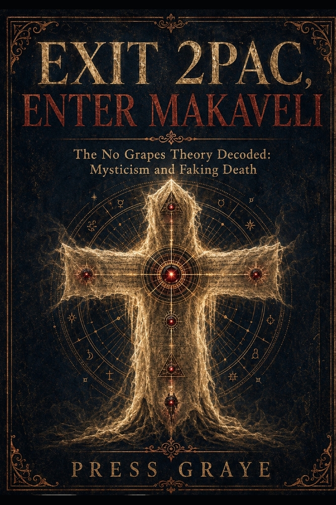 Exit 2pac, Enter Makaveli: The No Grapes Theory Decoded, Mysticism and Faking Death cover