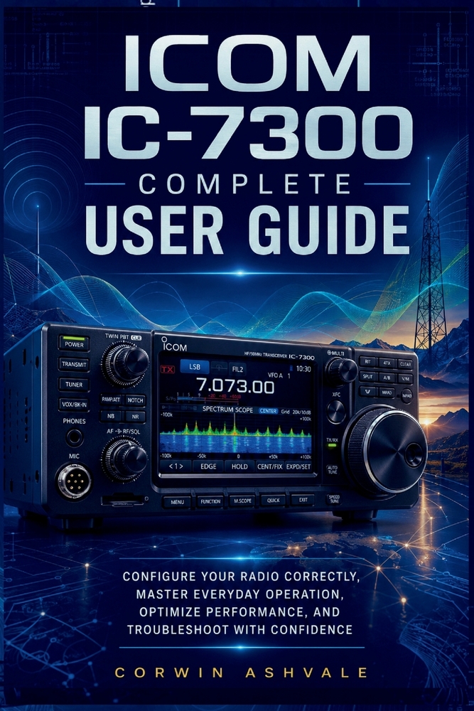 ICOM IC 7300 Complete User Guide: Configure Your Radio Correctly, Master Everyday Operation, Optimize Performance, and Troubleshoot with Confidence cover