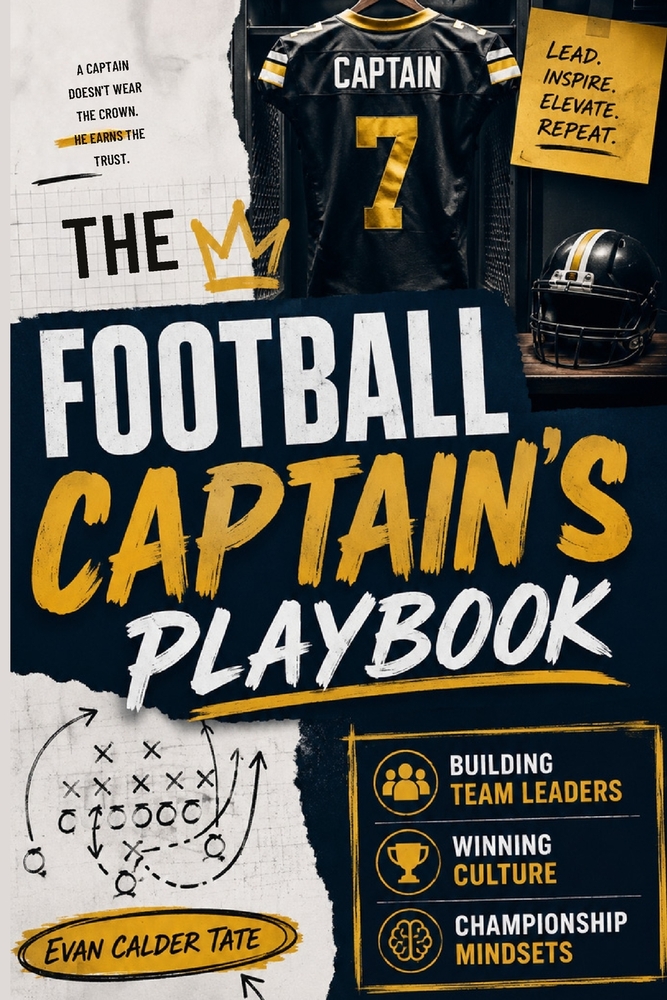 The Football Captain's Playbook: Building Team Leaders, Winning Culture & Championship Mindsets cover
