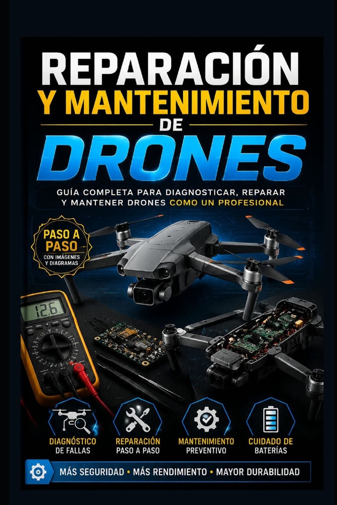 Reparación y mantenimiento de drones cover