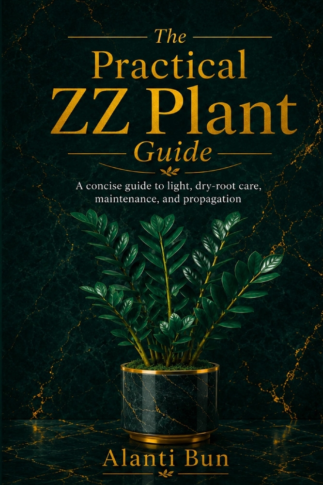 The Practical ZZ Plant Guide: A concise guide to light, dry-root care, maintenance, and propagation cover