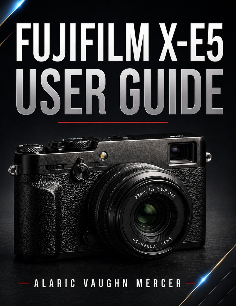 Fujifilm X-E5 User Guide: Master Photography, Advanced Camera Settings, Film Simulations, Autofocus, Video Creation, Custom Controls, and Creative Tec cover
