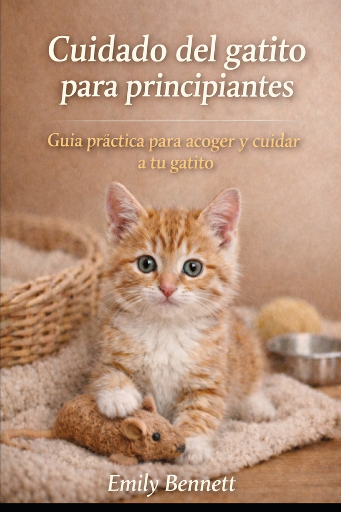 Cuidados del Gatito Para Principiantes: Guía práctica para acoger y cuidar a tu gatito cover