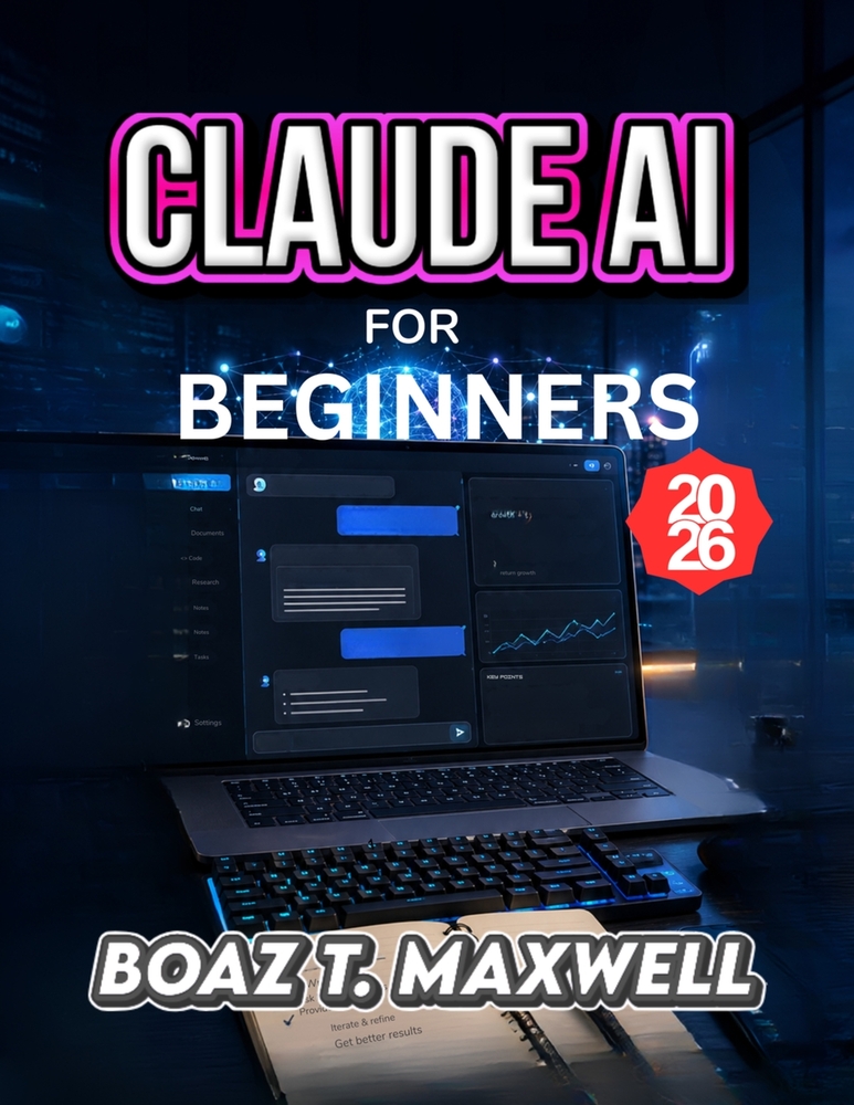 Claude AI for Beginners: A Step-by-Step Guide to Writing, Research, Coding, and Productivity cover