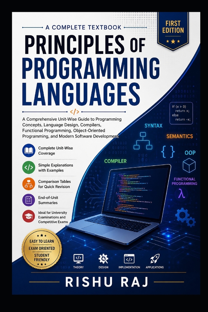 Principles of Programming Languages: A Comprehensive Unit-Wise Guide to Programming Concepts: A Complete Textbook for Computer Science and Information cover