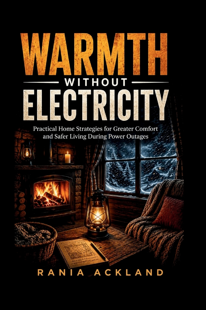 Warmth Without Electricity: Practical Home Strategies for Greater Comfort and Safer Living During Power Outages cover