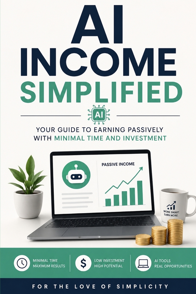 AI Income Simplified: Your Guide to Earning Passively with Minimal Time and Investment cover