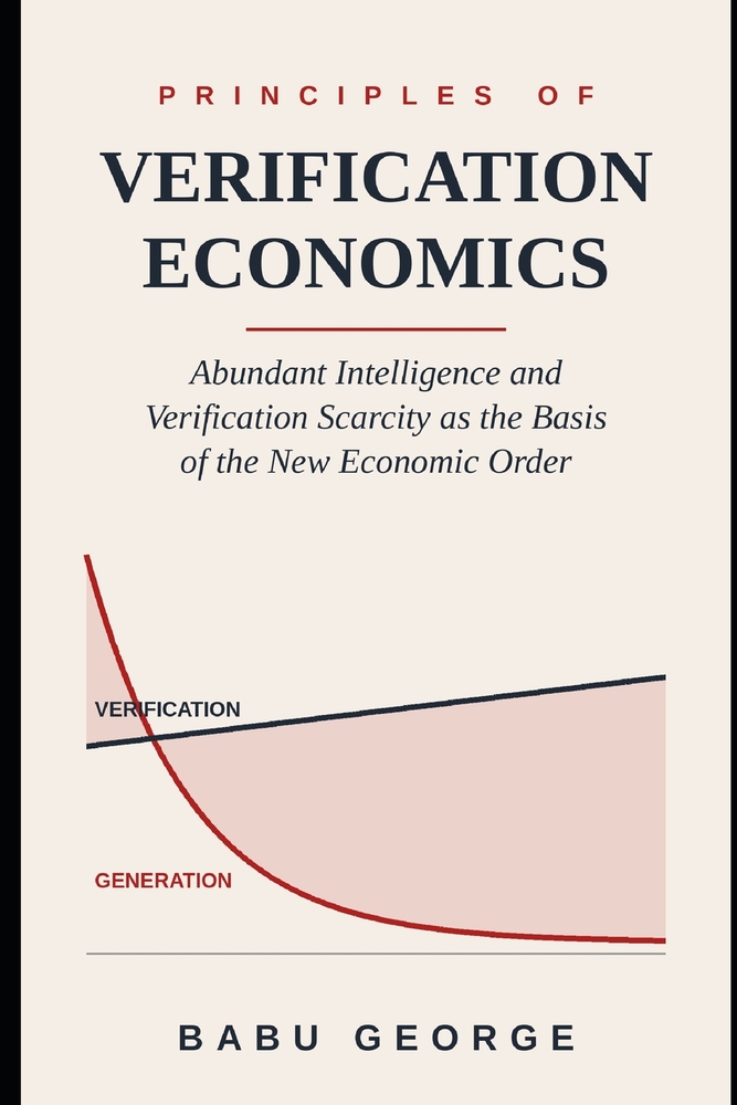 Principles of Verification Economics: Abundant Intelligence and Verification Scarcity as the Basis of the New Economic Order cover
