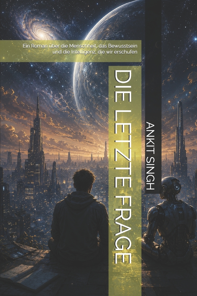 Die Letzte Frage: Ein Roman über die Menschheit, das Bewusstsein und die Intelligenz, die wir erschufen cover