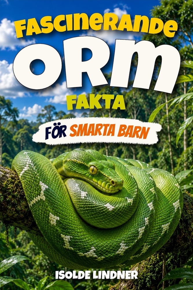 Fascinerande ormfakta för smarta barn: Upptäck de hemliga liven, fantastiska anpassningarna och den extraordinära världen av jordens mest missförstånd cover