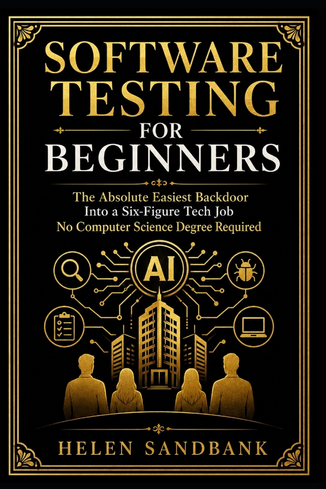 Software Testing For Beginners: The Absolute Easiest Backdoor Into a Six-Figure Tech Job - No Computer Science Degree Required cover