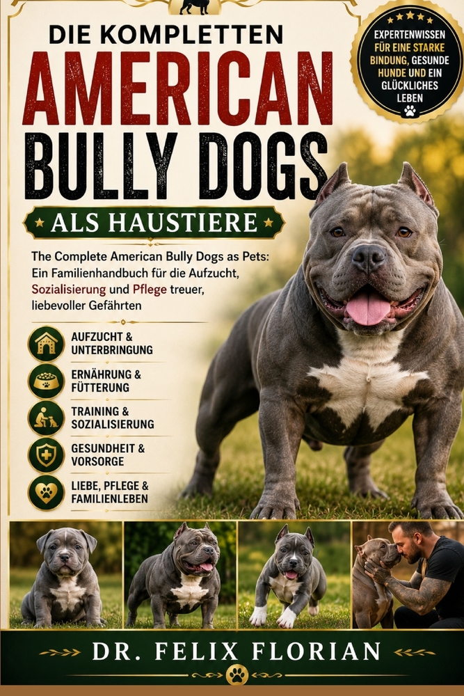 Die Kompletten American Bully Dogs ALS Haustiere: The Complete American Bully Dogs as Pets: Ein Familienhandbuch für die Aufzucht, Sozialisierung und cover